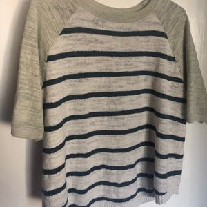 J Crew linen and cotton top